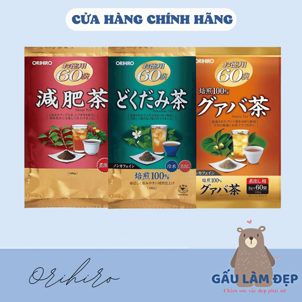 Trà Hỗ Trợ Giảm Cân - Detox Orihiro Nhật Bản 60 gói