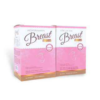 [Combo 2 hộp] Cốm lợi sữa Breastmum - Kích sữa về nhanh chóng, giúp sữa mẹ đặc và mát