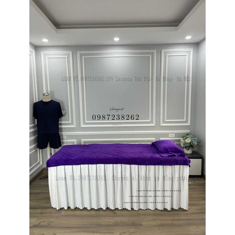 Khăn trải giường, đắp người spa kt 90x190