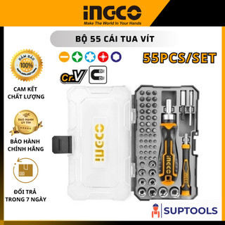 Bộ 55 tua vít đa năng ingco hksdb0558 bộ tua vít tự động