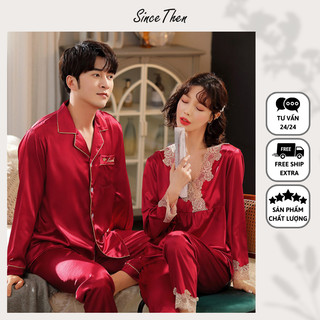 Đồ ngủ đôi tphcm, đồ ngủ đôi màu đỏ, hàng có sẵn - Since Then