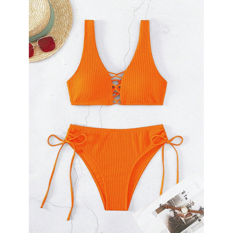 Đồ bơi lưng cao hàng nhập cao cấp Hình thật💕