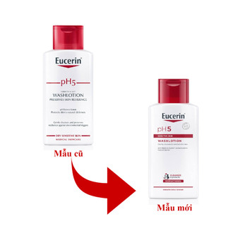 (Date 03/27) Sữa tắm dạng gel pH5, cho da nhạy cảm (có mùi) Eucerin pH5 Washlotion 200ml