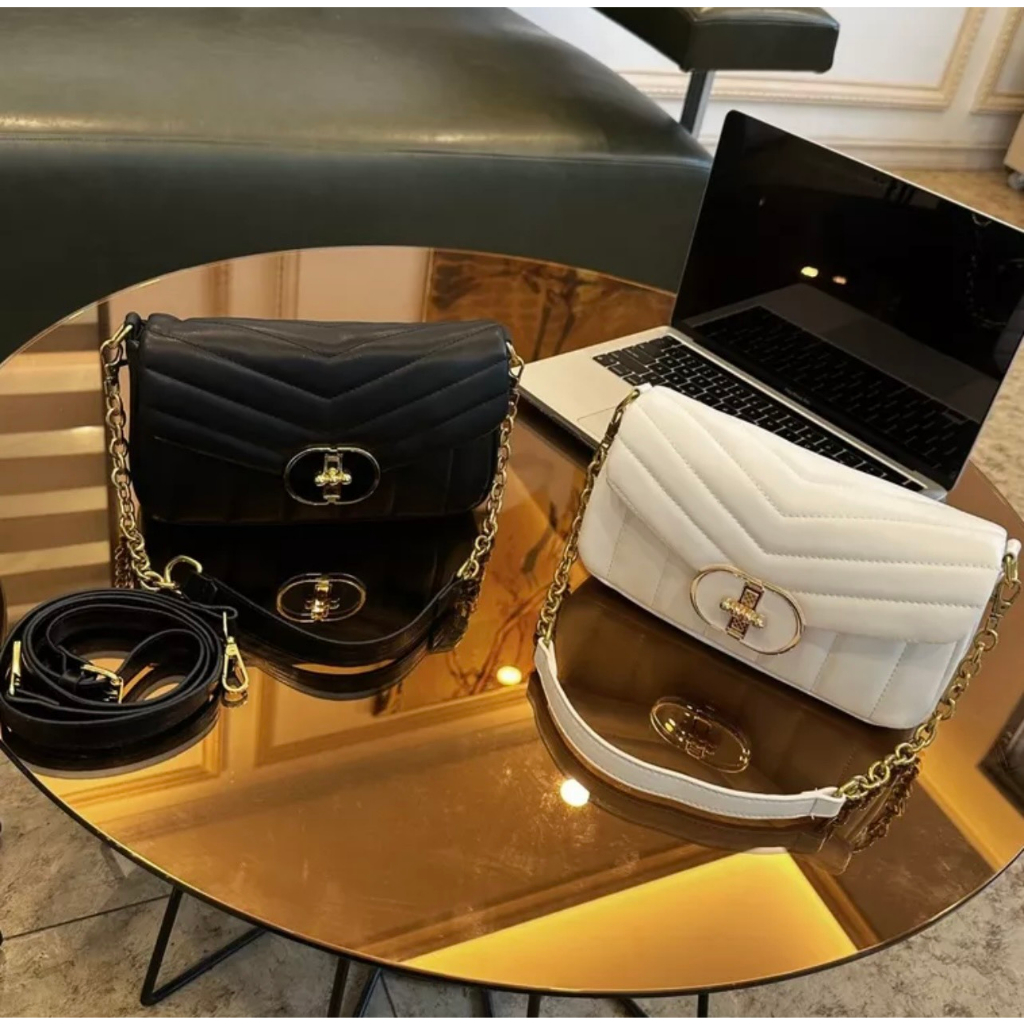 Túi nữ đeo vai đeo chéo chữ nhật khóa đã vâ chéo - T25