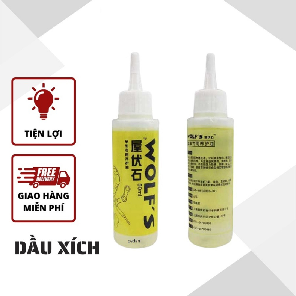 Dầu Tra Xích Xe Đạp Thể Thao, Dầu Tra Sên Xe Đạp 50ML Chuyên Dùng Sửa Chữa & Bảo Vệ Bôi Trơn Cho Xích Xe Đạp - Xe Máy
