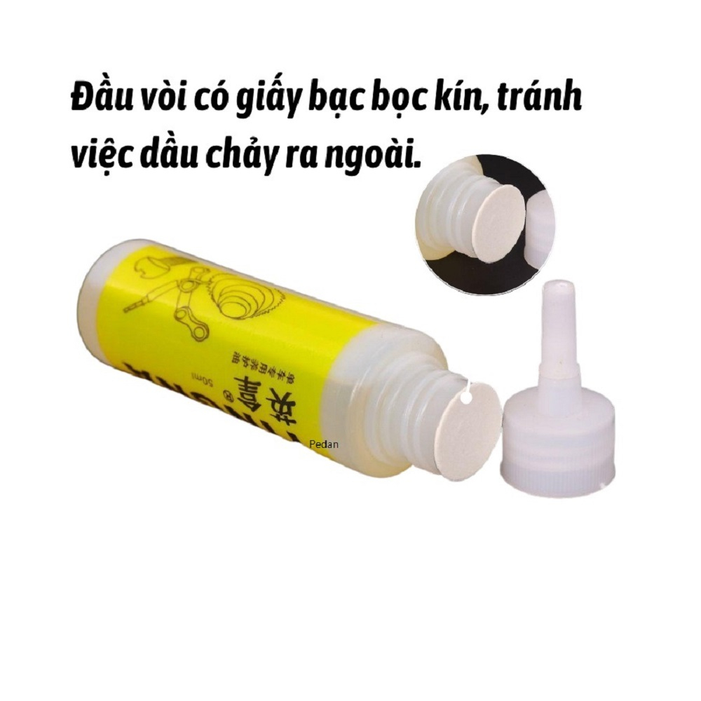 Dầu Tra Xích Xe Đạp Thể Thao, Dầu Tra Sên Xe Đạp 50ML Chuyên Dùng Sửa Chữa & Bảo Vệ Bôi Trơn Cho Xích Xe Đạp - Xe Máy