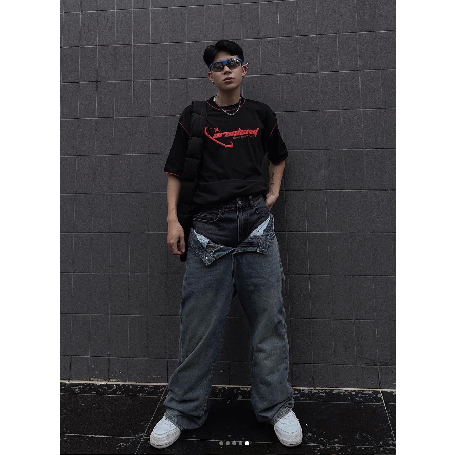 Áo thun Cruehawt Born from pain/ Boxy CTB01D