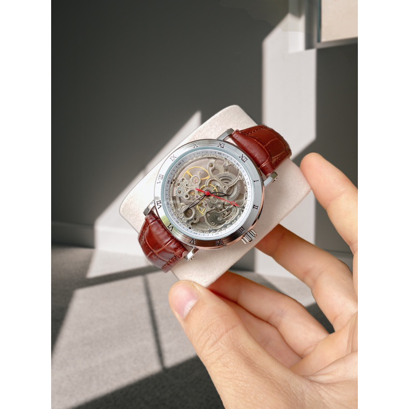 Đồng hồ nam Forsining cơ lộ máy kiểu mới 2020 với thiết kế trẻ trung độc đáo, thân máy từ thép không gỉ siêu bền