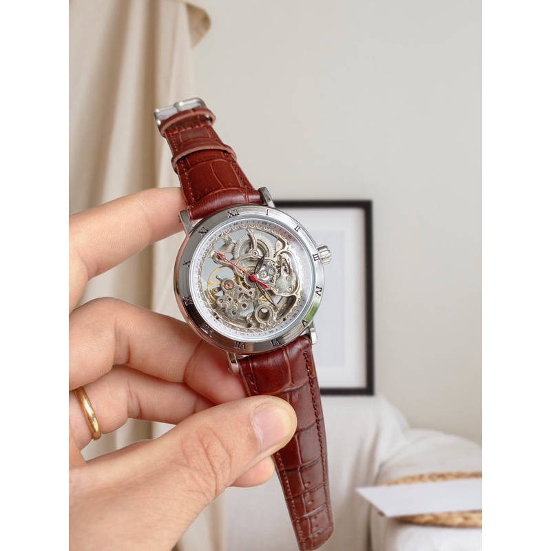 Đồng hồ nam Forsining cơ lộ máy kiểu mới 2020 với thiết kế trẻ trung độc đáo, thân máy từ thép không gỉ siêu bền