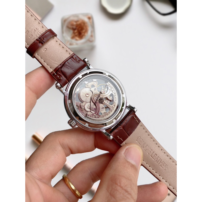 Đồng hồ nam Forsining cơ lộ máy kiểu mới 2020 với thiết kế trẻ trung độc đáo, thân máy từ thép không gỉ siêu bền