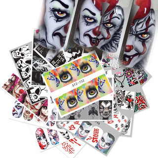 Sticker dán móng nail Halloween dán nước 0877