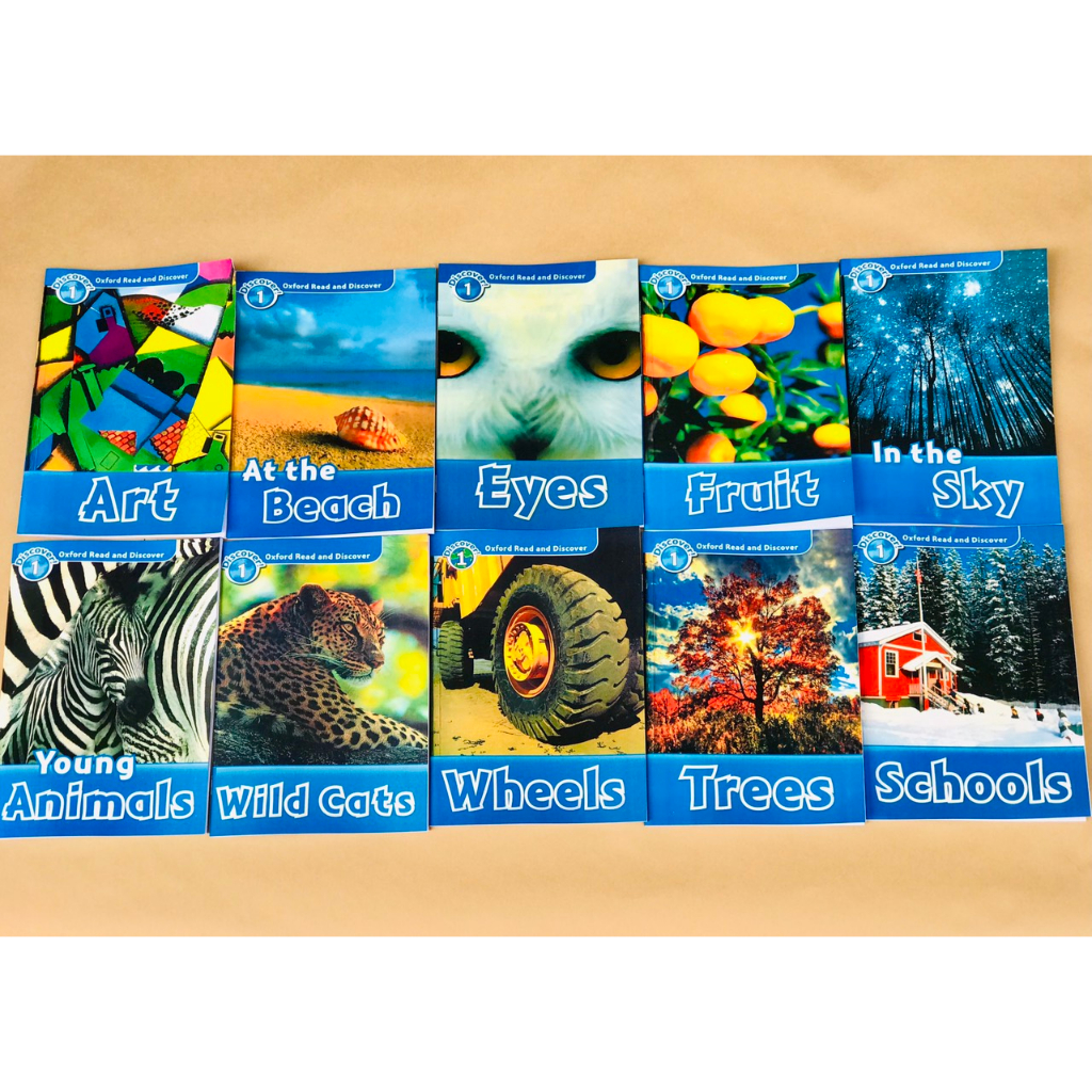 Oxford Read and discover 1 - bộ 10q A5 bản offset đẹp