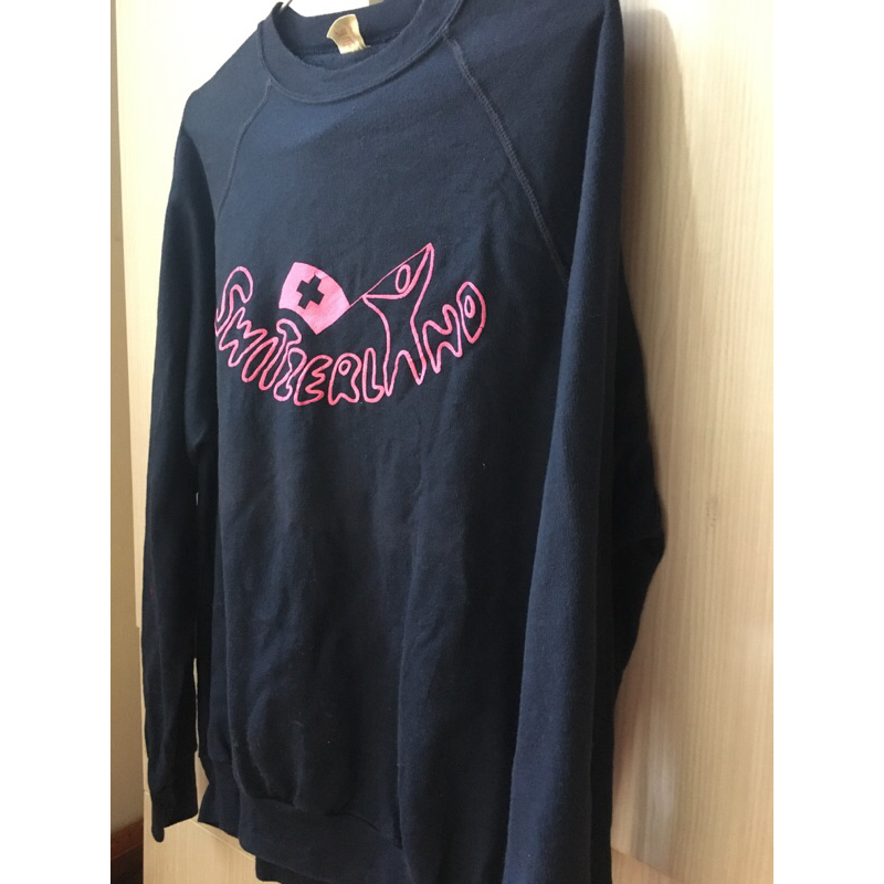 Pass áo sweater màu xanh than