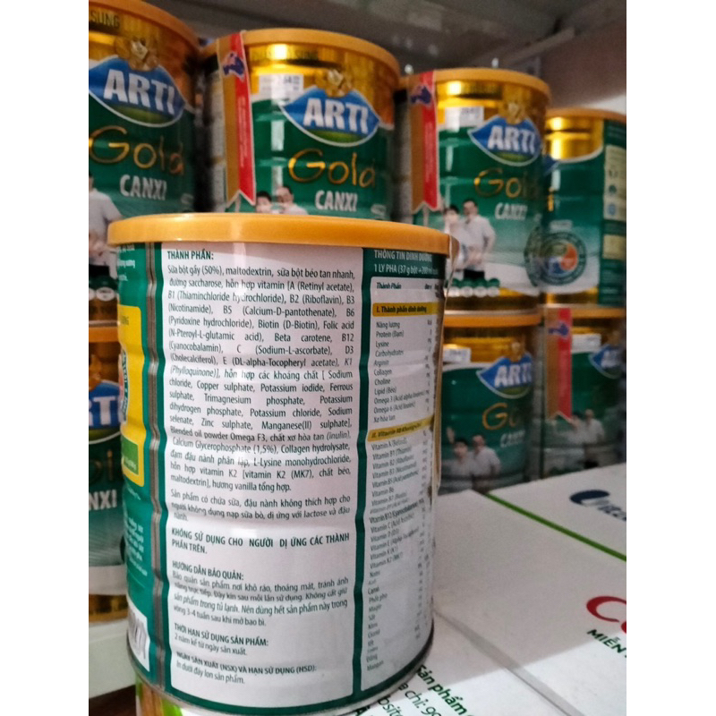 Sữa Arti Gold Canxi từ 45 tuổi