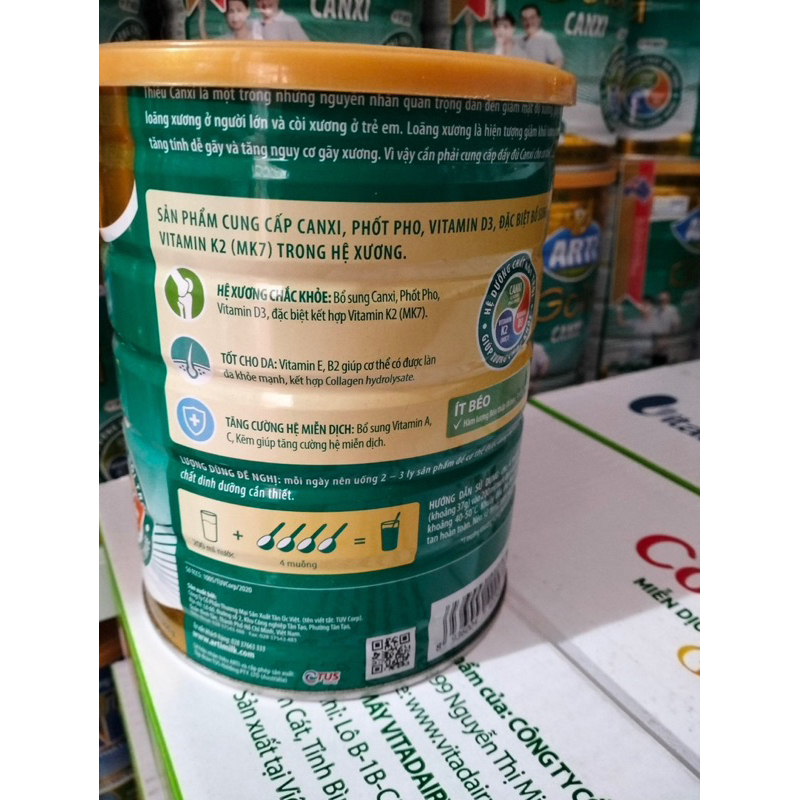 Sữa Arti Gold Canxi từ 45 tuổi