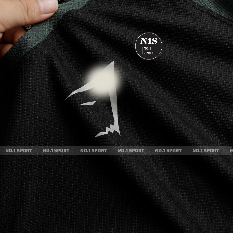 Áo Thun Tập Gym Raglan, Co Giãn 4 Chiều