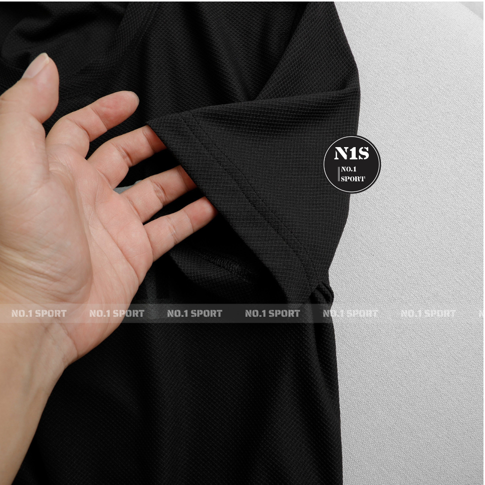 Áo Thun Tập Gym Raglan, Co Giãn 4 Chiều