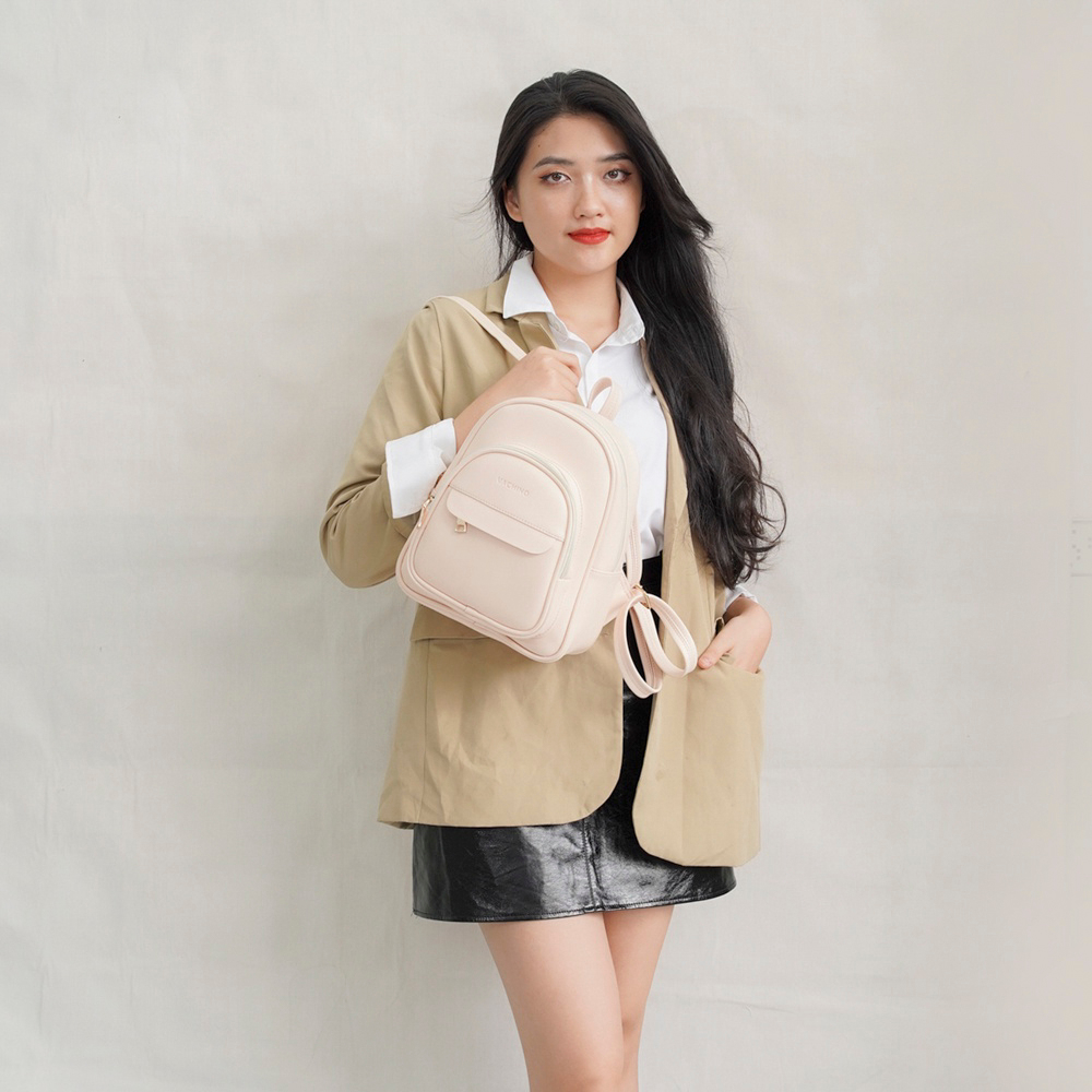 Balo da nữ thời trang VACHINO, Balo Nữ Thời Trang, Balo Mini  da mềm siêu hot giá rẻ chất lượng M186