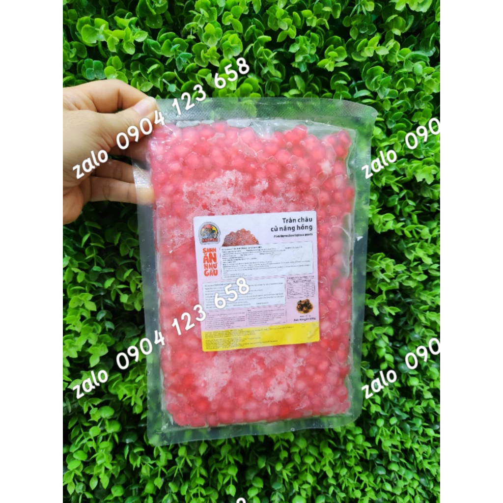 Thạch nhân dừa đông lạnh - thạch củ năng đông lạnh làm trà sen vàng, gói 500g