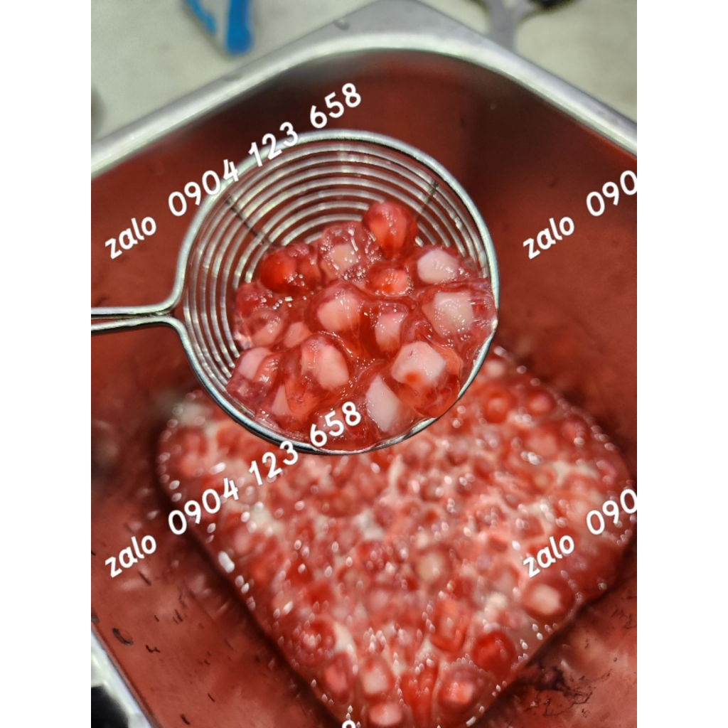 Thạch nhân dừa đông lạnh - thạch củ năng đông lạnh làm trà sen vàng, gói 500g