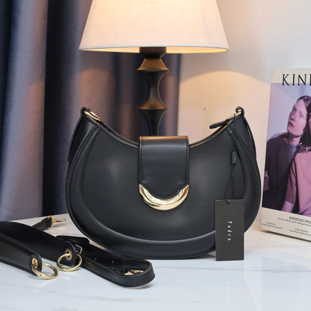 Túi kẹp nách + đeo chéo nữ size 22*14*21cm  pw2-36610004 đủ màu