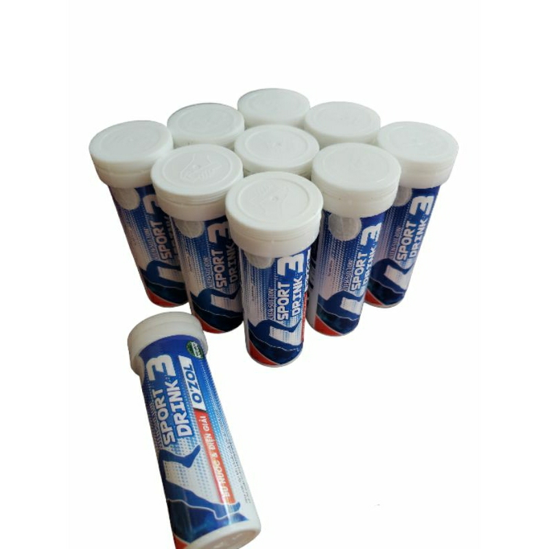 Tuýp 10 Viên Sủi Tăng Lực Ozol Sport Drink Bù Nước Và Điện Giải