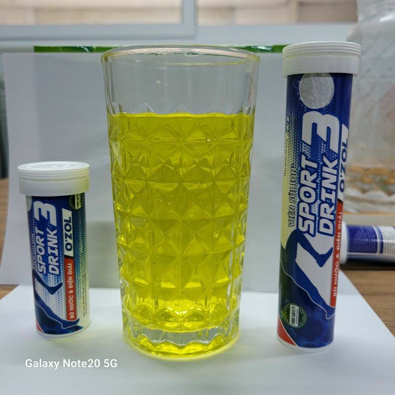 Tuýp 10 Viên Sủi Tăng Lực Ozol Sport Drink Bù Nước Và Điện Giải