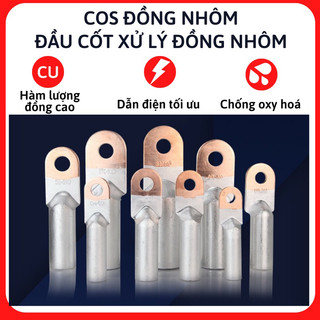 Cos xử lý đồng nhôm am các phi 16 phi 25 phi 35 phi 50 phi 70 phi 95 phi 120, đầu cốt đồng nhôm