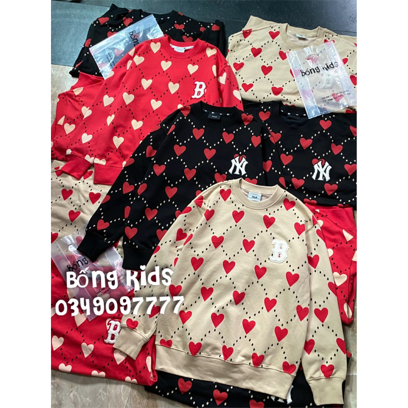 Áo Nỉ Nam Nữ Trái Tim Dày Dặn MIB