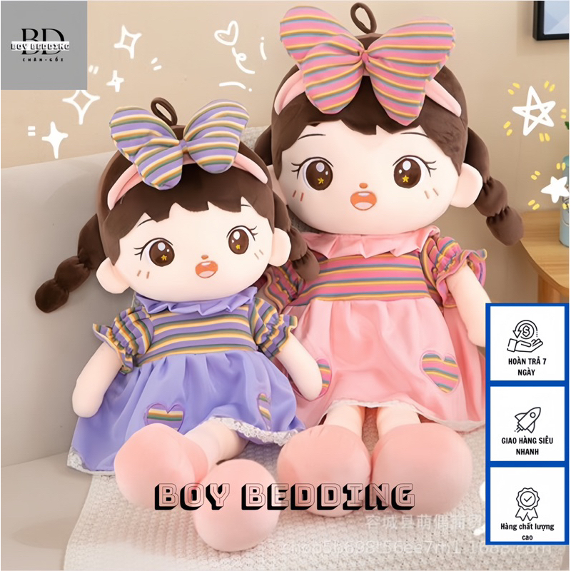 Búp Bê Công Chúa Nhồi Bông Cực Đáng Yêu