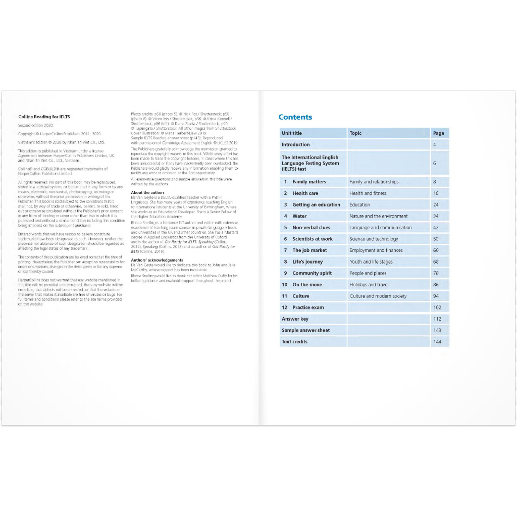 Sách - Collins Reading for IELTS - 2nd edition