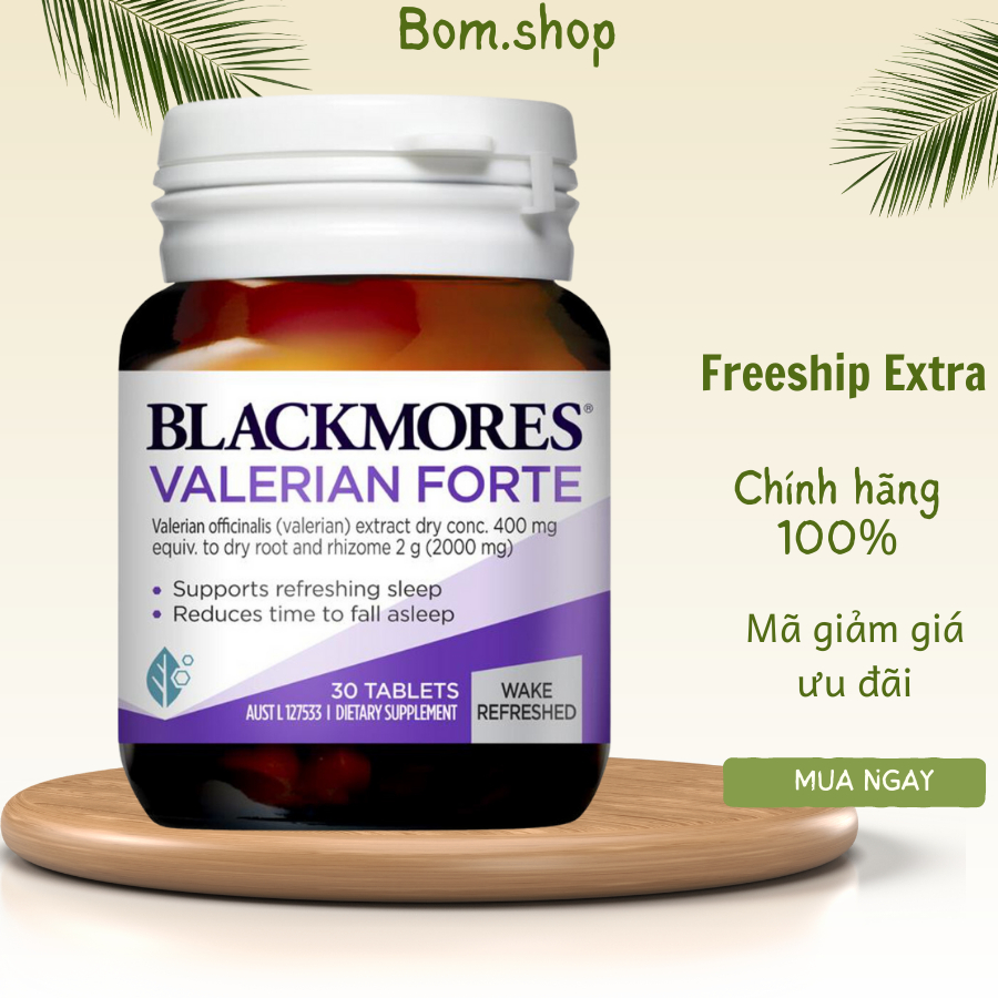 Viên uống giúp ngủ ngon blackmore valerian forte chính hãng úc ngủ ngon - ảnh sản phẩm 2