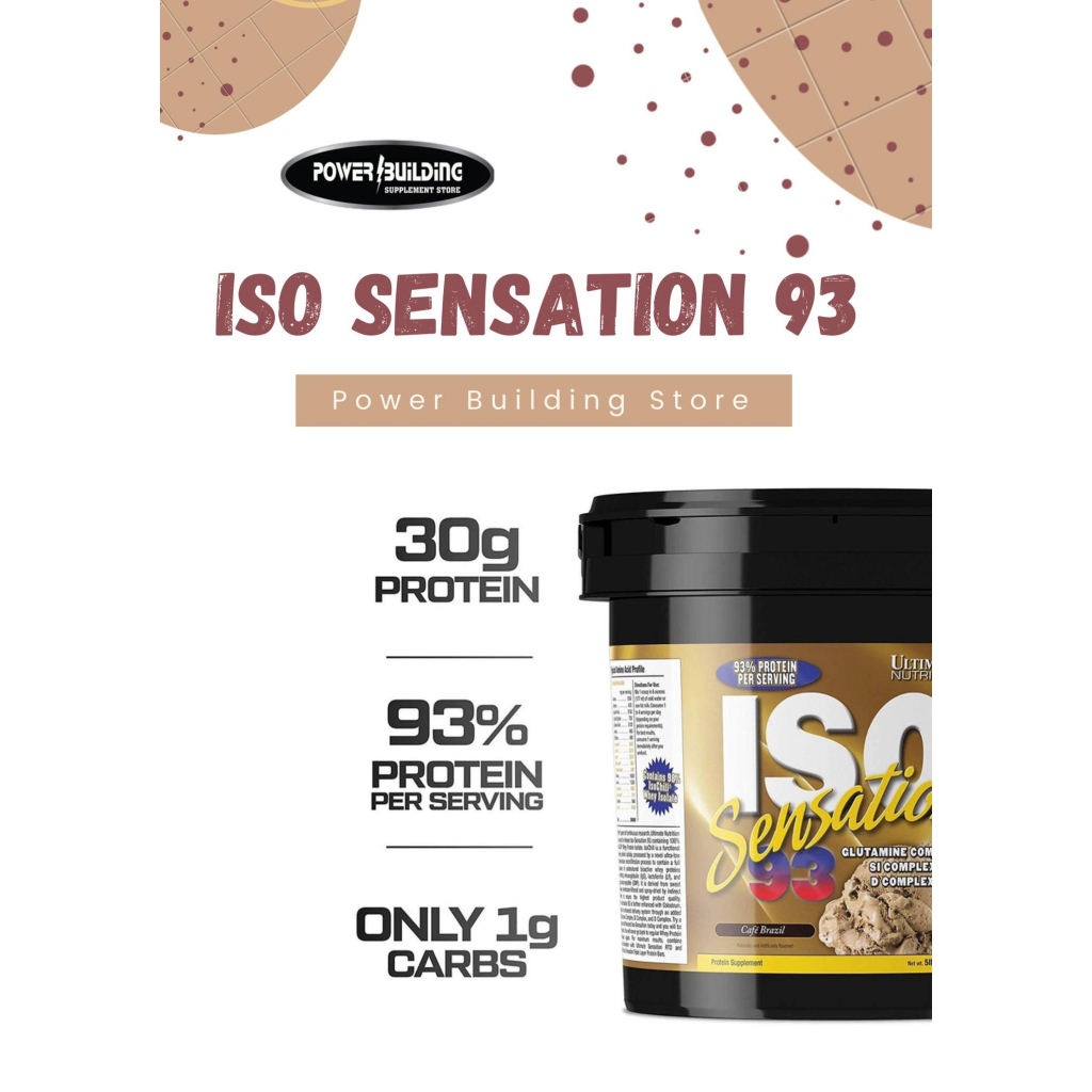 Hỗ trợ tăng cơ - ISO SENSATION 93