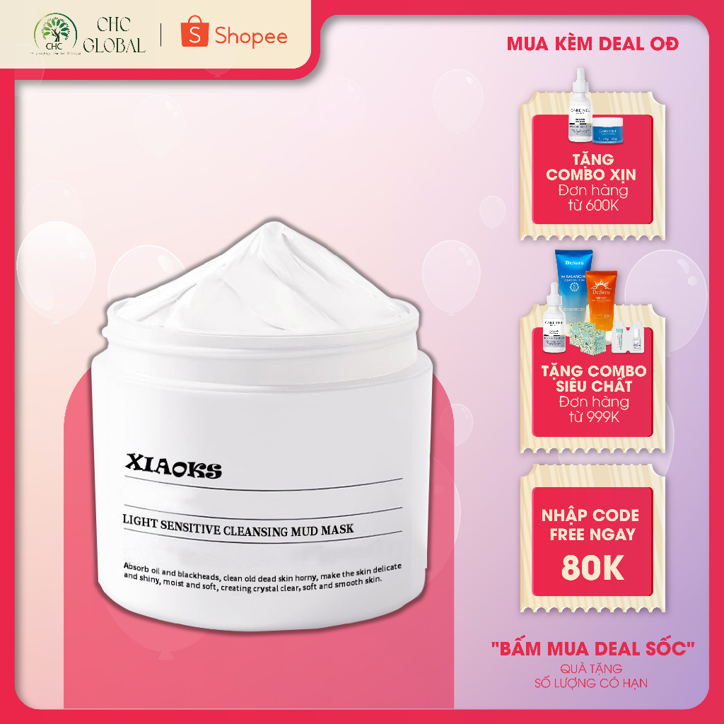 Mặt nạ đất sét nội địa Trung Xiaoks – Sensitive Cleansing Mud Mask 110g