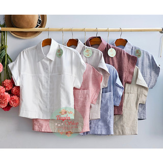 Áo sơ mi tay lửng tay liền