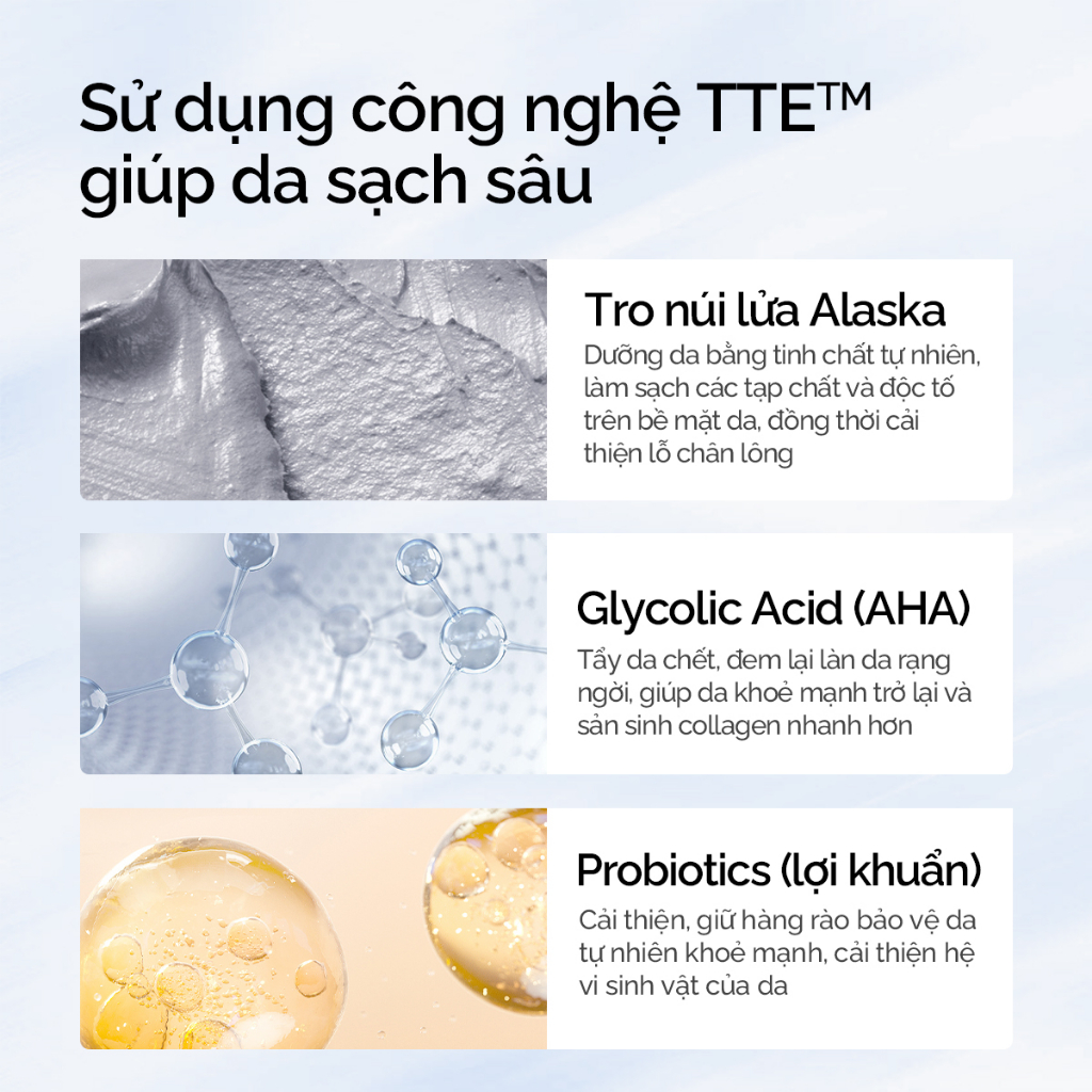 Mặt nạ đất sét tro núi lửa Alaska giúp làm sạch sâu SKINTIFIC 55g