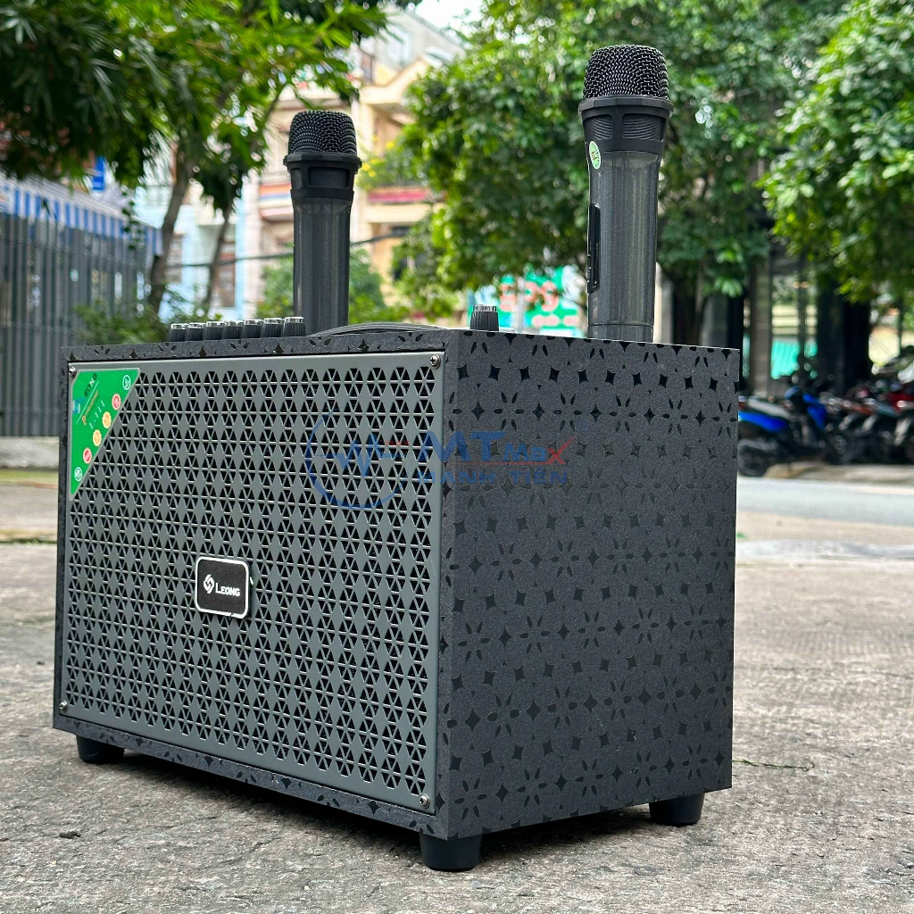 Siêu Phẩm Loa Karaoke LEONG L111, Bass 20 Âm Thanh Trung Thực Đa Dạng Kết Nối BT, AUX, USB, TF Tặng Bao Đựng Micro