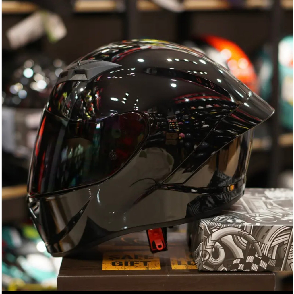 Mũ bảo hiểm M266 2 kính chính hãng màu đen bóng