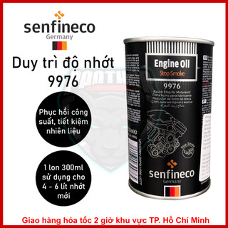 Phụ Gia Duy Trì Độ Nhớt Động Cơ Senfineco 9976  Engine Oil Treatment 300mL sử dụng cho xe máy Xăng và máy Dầu