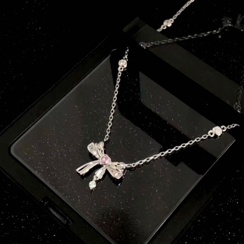 Dây Chuyền Nơ Đính Đá - TS1758 - Bcorner