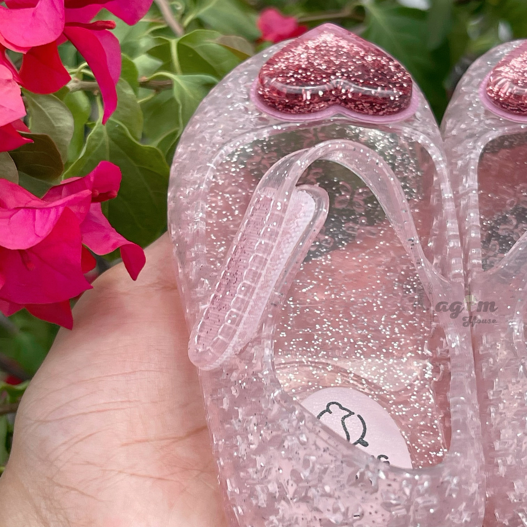 Giày búp bê trái tim nhựa thơm cho bé kèm video và ảnh thật - Lagim House