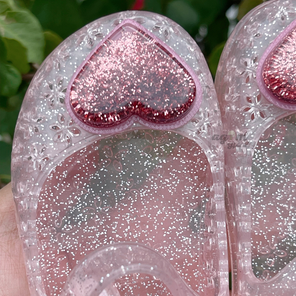 Giày búp bê trái tim nhựa thơm cho bé kèm video và ảnh thật - Lagim House