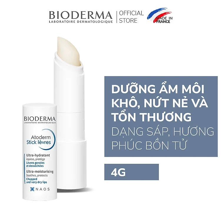 Bioderma Son dưỡng Atoderm Stick Levres 4g