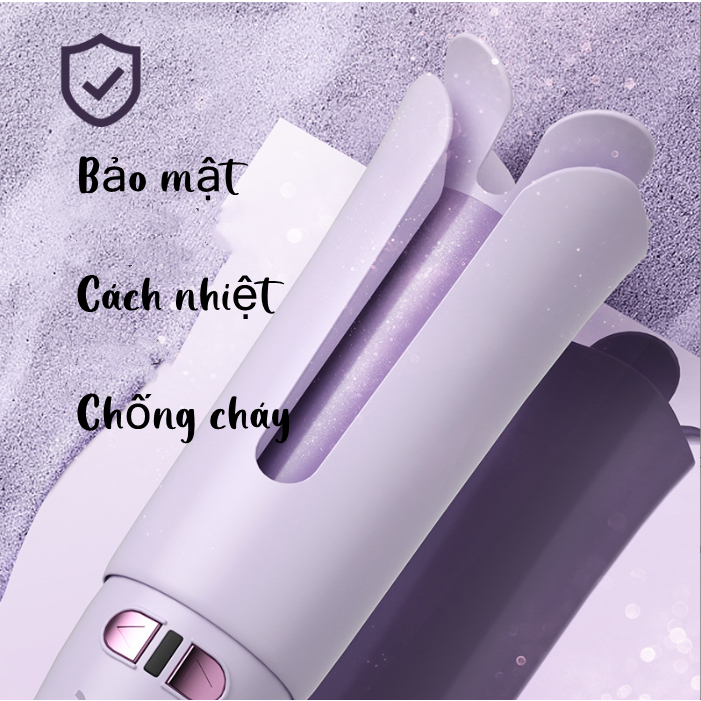 Hình cánh hoa 32 mm Máy uốn tóc tự động có ion âm bảo vệ tóc hàng chính hãng VAV mẫu mới 2023 NEW VAV 022D