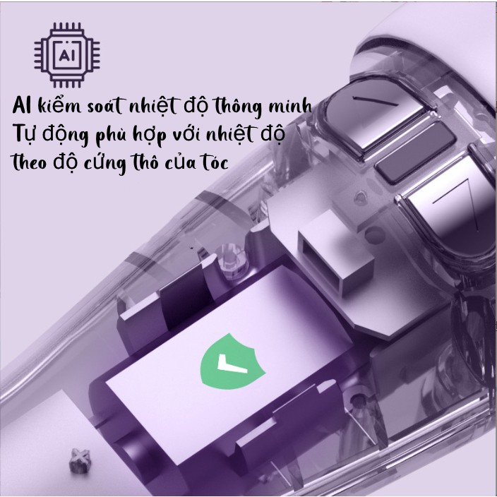 Hình cánh hoa 32 mm Máy uốn tóc tự động có ion âm bảo vệ tóc hàng chính hãng VAV mẫu mới 2023 NEW VAV 022D