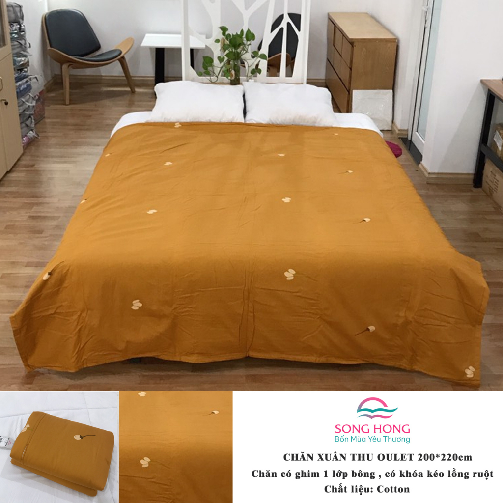 THANH LÝ chăn Xuân Thu 2m x 2.2m - Chất cotton