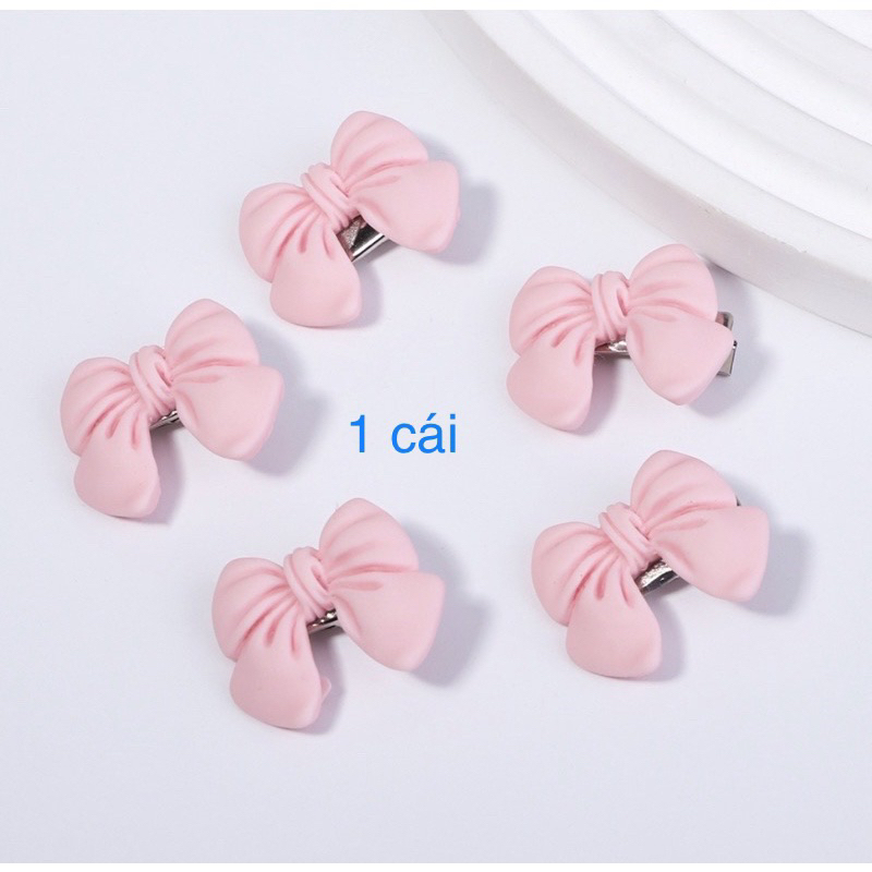 Kẹp tóc hình trái tim/ quả đào/ nơ/ trái tim thời trang cho nữ