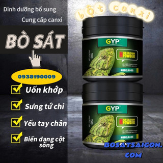 BỘT CANXI HIGH CALCIUM KO D3 DÙNG CHO THẰN LẰN DA BÁO, IGUANA, RÙA CẠN SULCATA, LƯỠNG CƯ, ẾCH PACMAN _GIÁ SĨ .GYP 50GR.