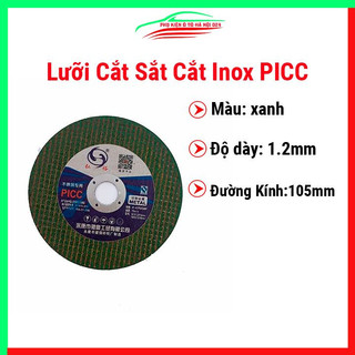 Bộ 5 lưỡi cắt sắt cắt inox picc 105mm x16mm, đá cắt sắt inox picc đường kính 105mm siêu bền chất lượng cao