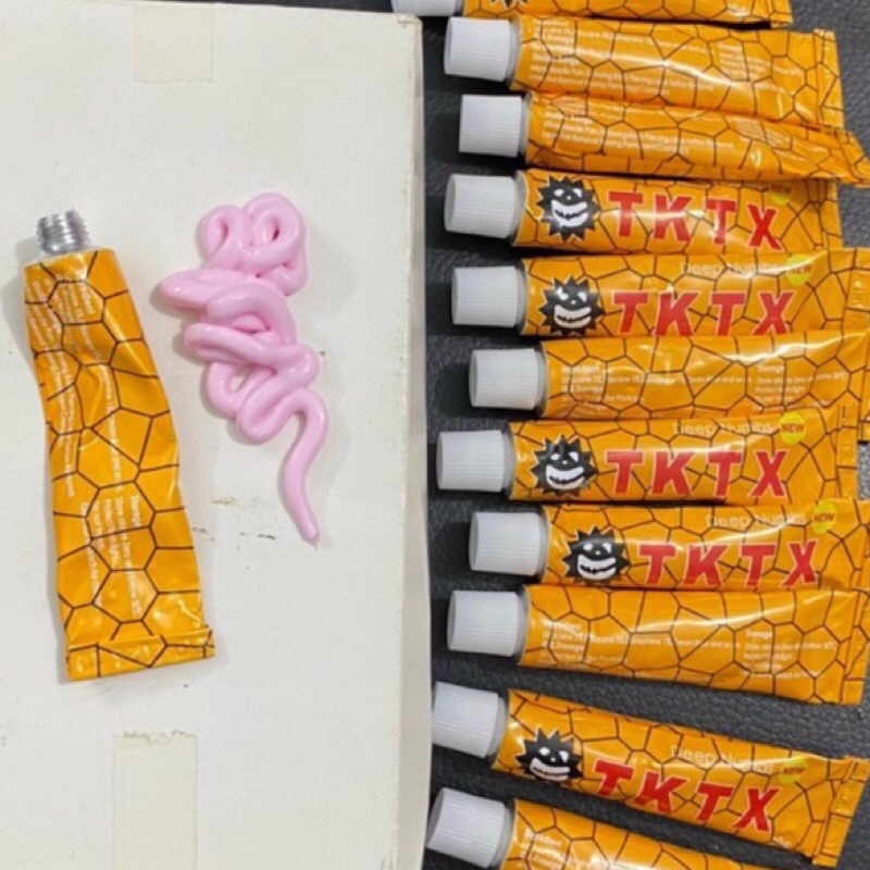 Te TKTX 40% ruột hồng nhạt loại 1 - phun xăm tattoo môi mày mí